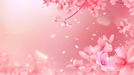 pink cherry blossom background
