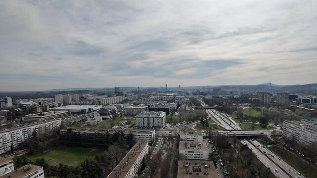 View Of New Belgrade From The Genex Tower