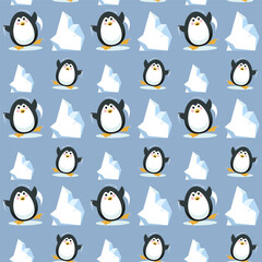Penguin Pattern Vector Images
