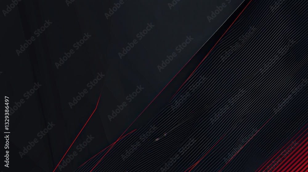 Poster striking black and red abstract background with bold design elements creating a dramatic visual