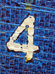 Written Wording in Distressed State Typography Found Ransom Number 4