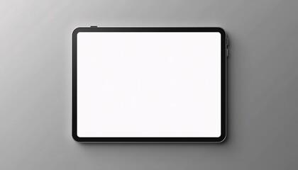 "Facebook ad mockup on a digital tablet, showcasing a blank space for product promotion."