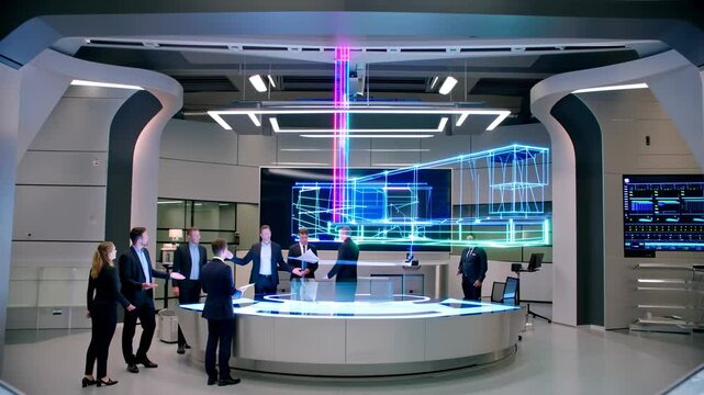 Highly skilled design and structural engineers work on cutting-edge industrial and architectural projects. From analyzing holographic blueprints to