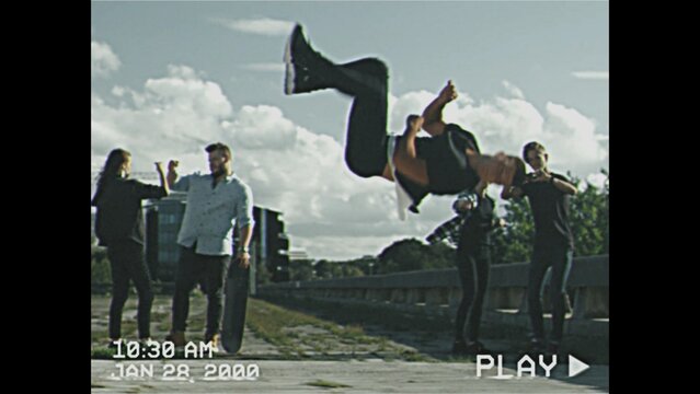 VHS Old School Cam Recorder Overlay