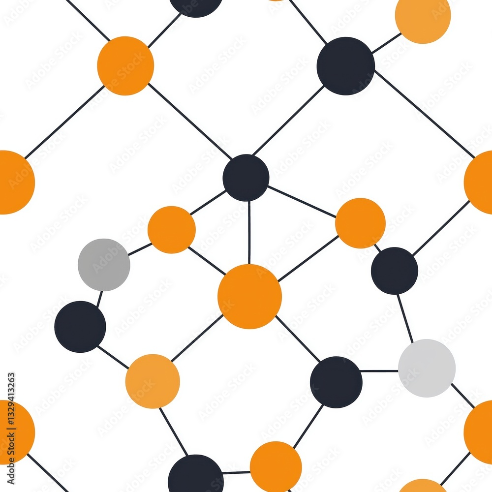 Poster abstract laser scanning technology featuring grids and geometric shapes for modern design concepts