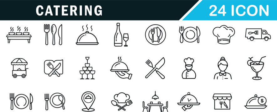 Catering Icon Set