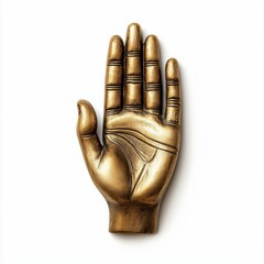 Antique Golden Hand Art