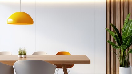 Minimalist Dining Room Modern Interior Design