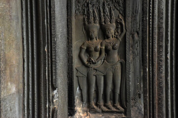 The artistic side of the Angkor Wat temple