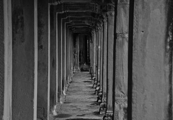 The artistic side of the Angkor Wat temple