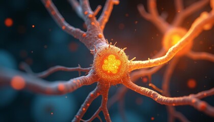 Obraz premium The brilliant light of neural networks