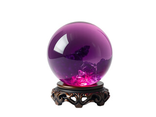 Amethyst Dreamscape: Captivating Crystalline Orb