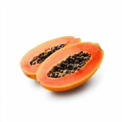 Halved Papaya Still Life