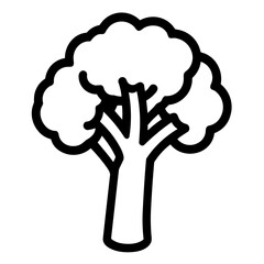 Fresh Vegetable Broccoli Icon