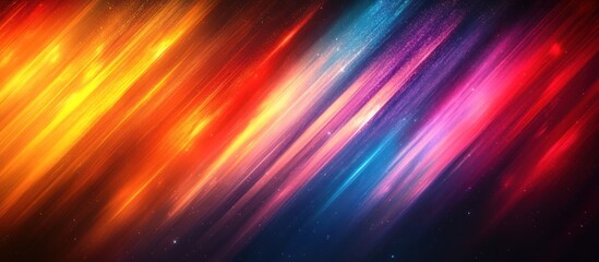 Obraz premium Abstract vibrant diagonal streaks of light.