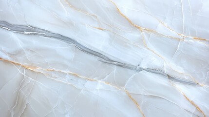 Fototapeta premium Elegant White Marble With Gray And Gold Veining