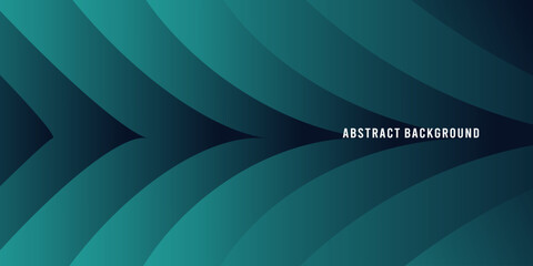 Modern Abstract Wave Background, Blue and Green Curved Lines for Digital Design
