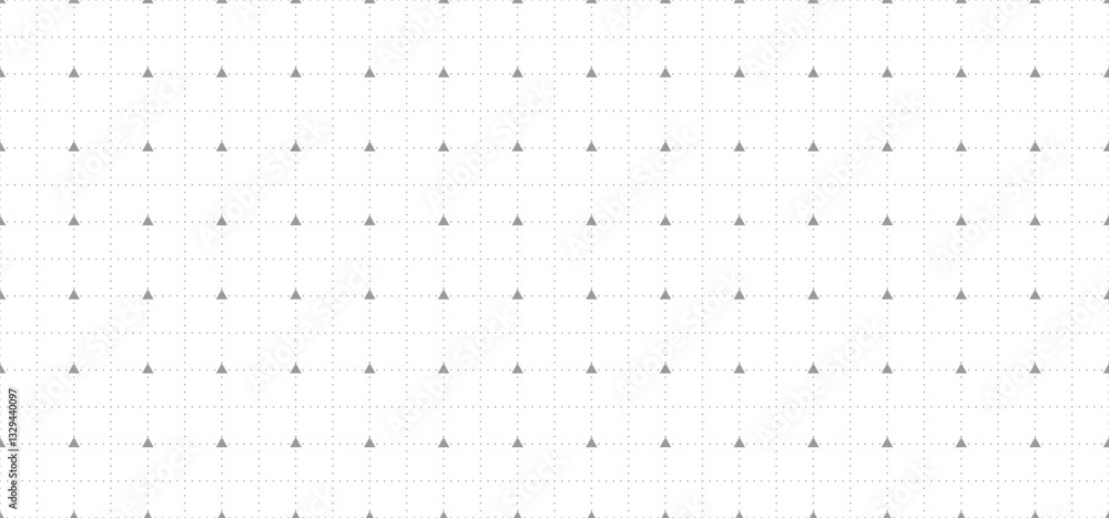 Aufkleber coordinate grid background. seamless grey grid pattern with triangles and dots, creating a geometric