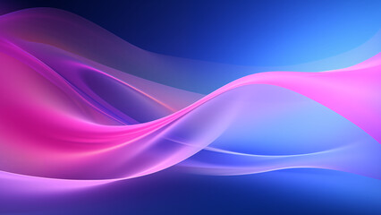Fototapeta premium Modern Tech Gradient Waves Background in Neon Blue and Pink Hues