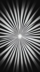 Obraz premium Abstract graphic illustration of radiating lines from a bright central point