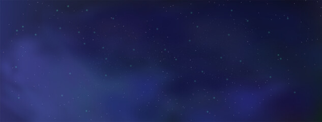 Celestial night sky with astrological constellations, set against a vibrant space background of twinkling stars, nebulae, and sparkling stardust.