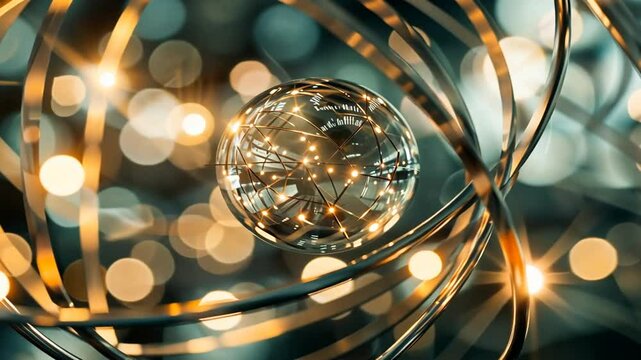 Atomstruktur mit molekularen Quantenbindungen