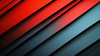 Obraz premium Abstract Red and Blue Diagonal Lines Background Design Graphic Wallpaper Image