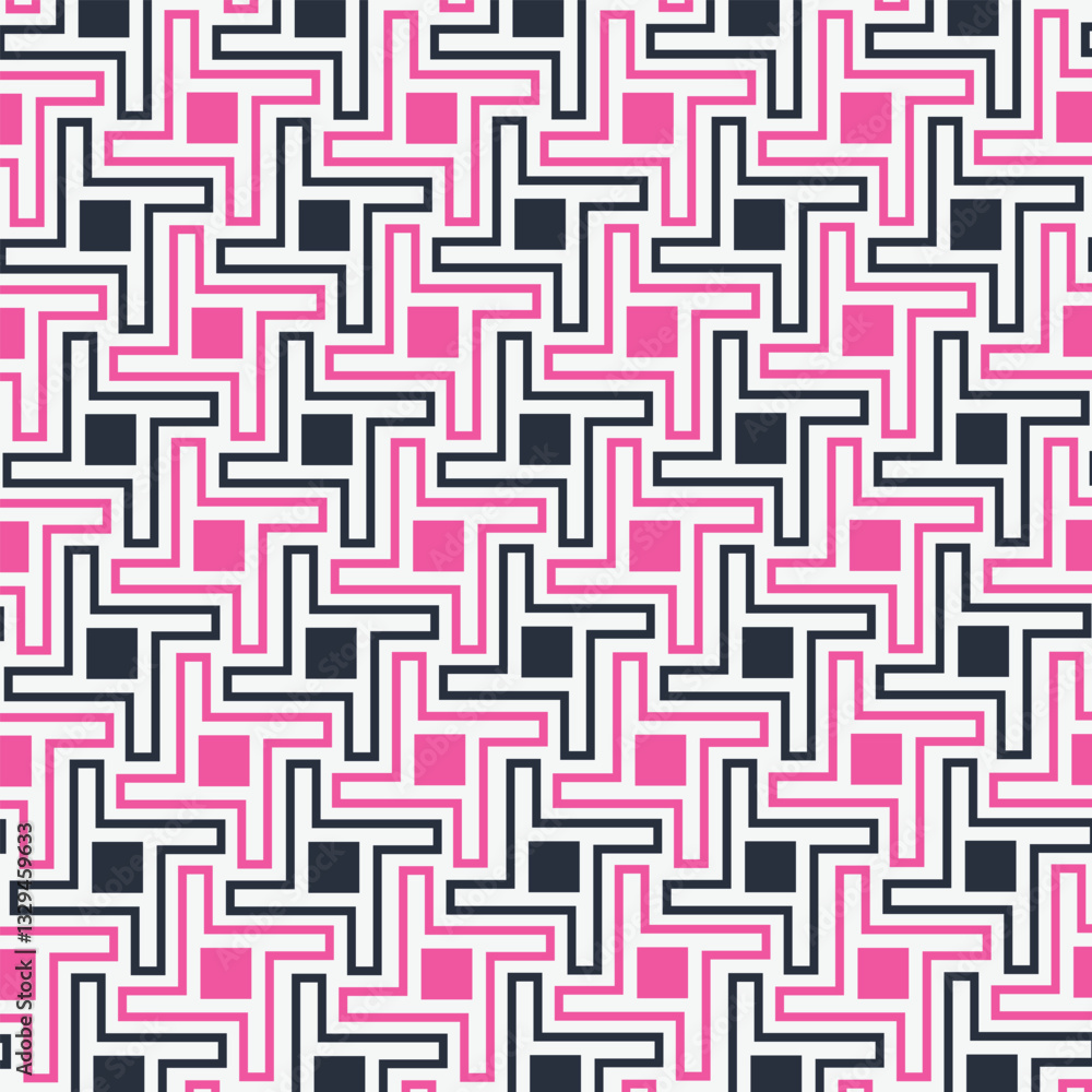 Poster seamless abstract geometric pattern. vector illustration. reflectarray antenna background.