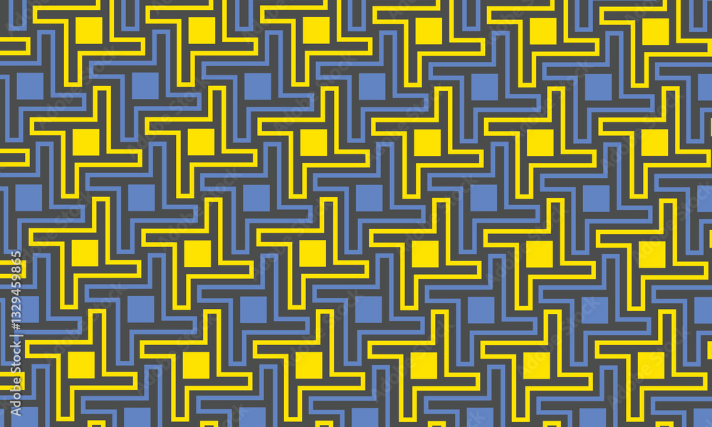 Poster seamless abstract geometric pattern. vector illustration. reflectarray antenna background.