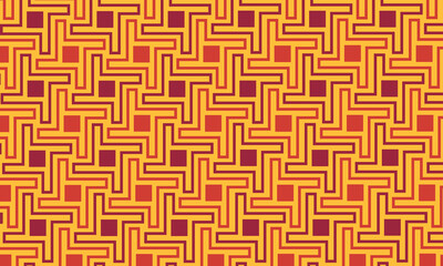 Seamless abstract geometric pattern. Vector Illustration. Reflectarray antenna background.