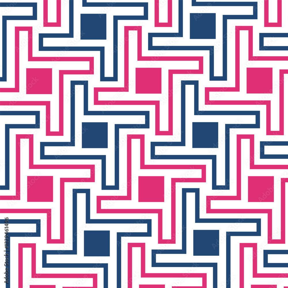 Poster seamless abstract geometric pattern. vector illustration. reflectarray antenna background.