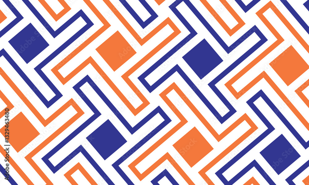 Aufkleber seamless abstract geometric pattern. vector illustration. reflectarray antenna background.