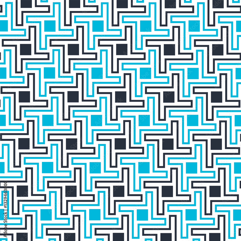 Poster seamless abstract geometric pattern. vector illustration. reflectarray antenna background.