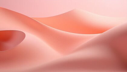A gentle gradient flowing from light peach to soft pink, evoking feelings of tranquility and calmness.
