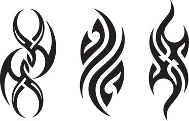 Y2K Tribal neo tatto pack vector illustraions
