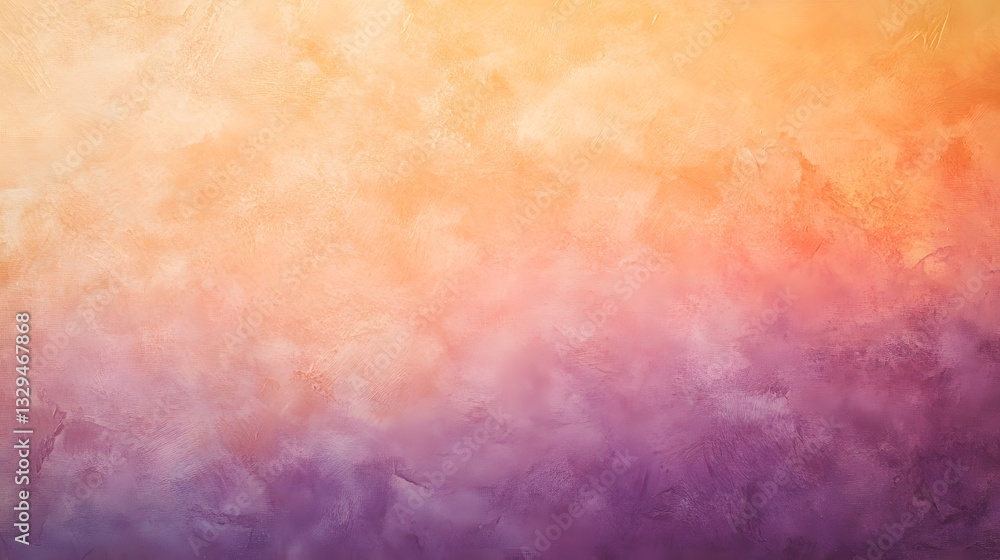 Poster a soft gradient transitioning from orange to pink tones, creating a warm and artistic background for