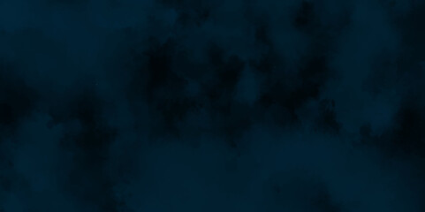 Dark abstract background with blue grunge effect background. blue velvet grunge texture fantasy smooth watercolor painted art design. Dark elegant Royal blue shades aquarelle paint	
