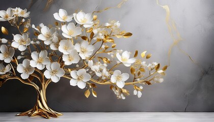 spring flowers on a tree