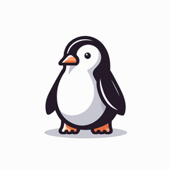 penguin on a white background