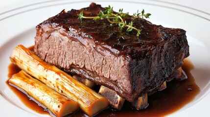 Juicy Short Ribs with Gourmet Black Garlic Sauce