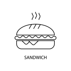 sandwich icons  symbol vector elements for infographic web