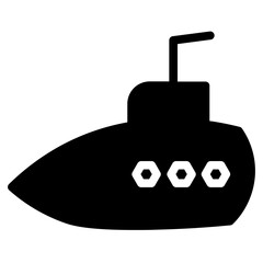 Ocean Scuba Sea Glyph Icon