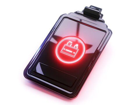 A security officer’s badge morphing into a digital ID card. 3D animation, white background transparency.