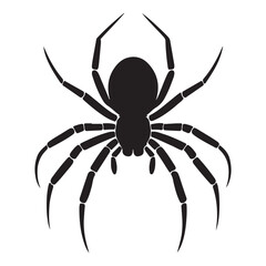 Obraz premium Spider silhouette vector art illustration
