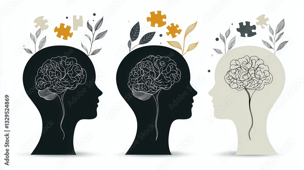 Poster this digital explores the intricate workings of the human mind highlighting the limitless potential 