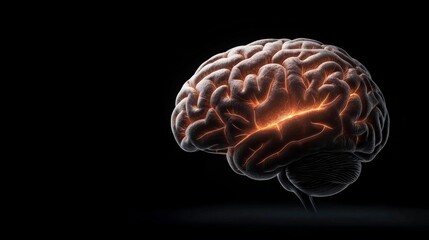 Fototapeta premium Exploring cyber intelligence the brain as a digital network in ai innovation