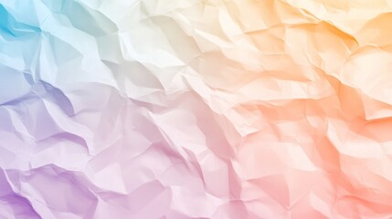 Fototapeta premium Colorful crumpled paper texture creates a vibrant background for art or design elements