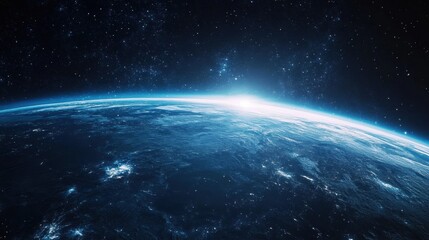 Fototapeta premium Quantum-driven AI Scanning Planetary Atmospheres