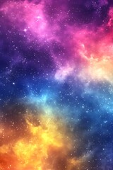 Naklejka premium A photo of a gradient mimicking a starry night sky
