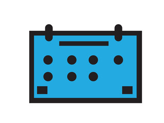 Calendar icon and illustration 